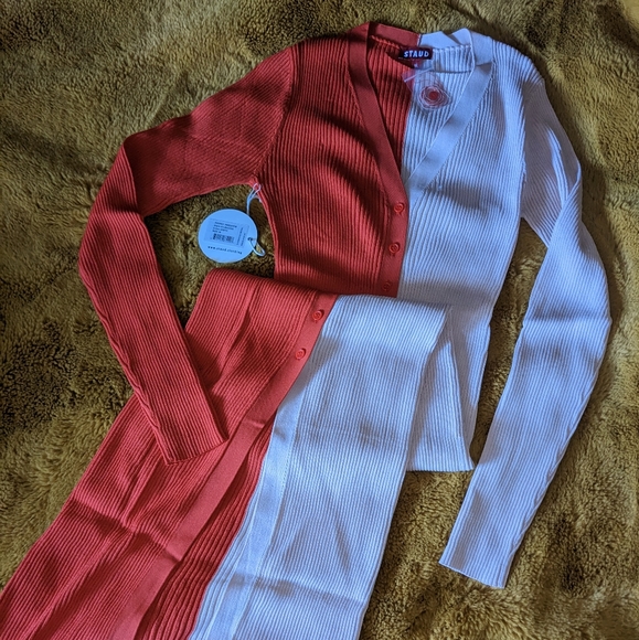 STAUD shoko sweater PINK 🩷♥️ - Picture 2 of 8